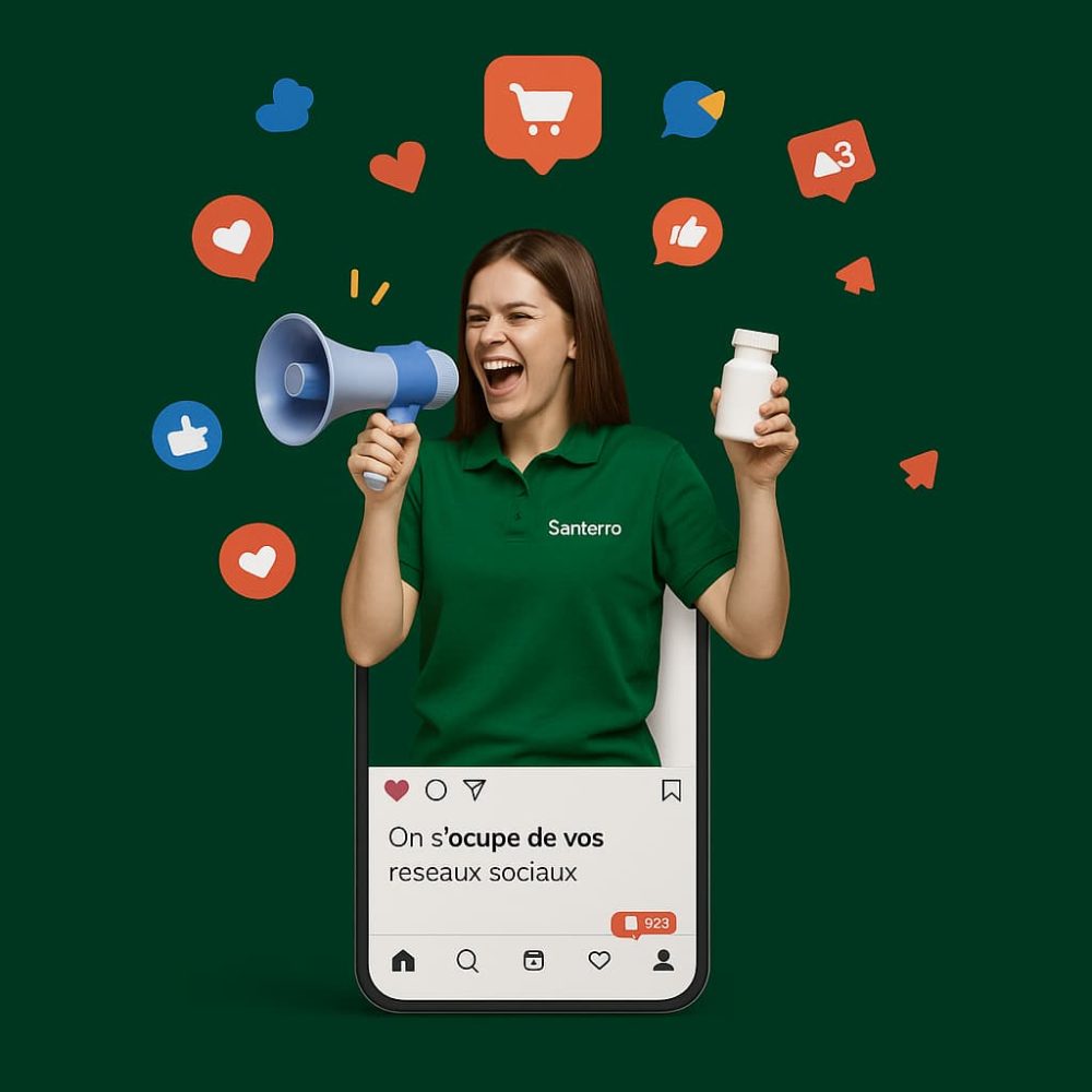 Santerro gere vos réseaux sociaux dans le domaine de la santé